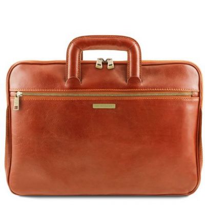 Tuscany Leather Caserta Brown Document Leather briefcase #4